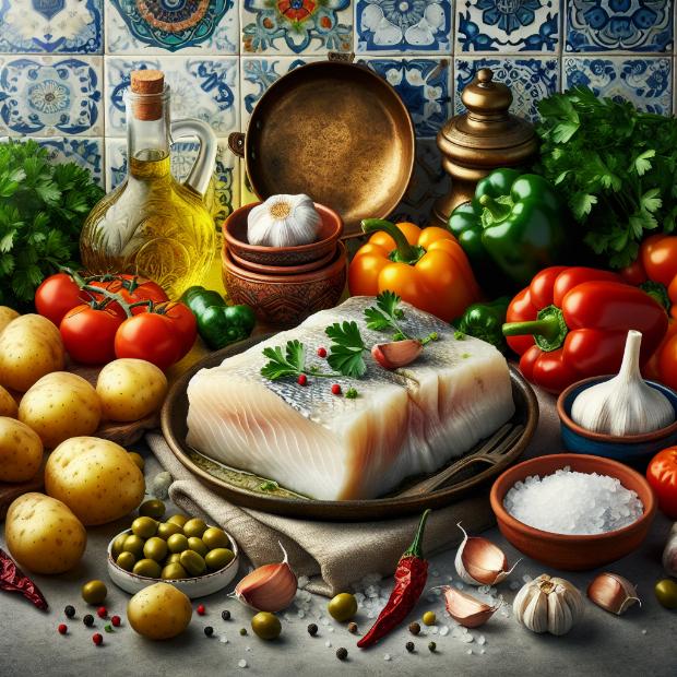 Portuguese Bacalhau Cod Luxury ingredients