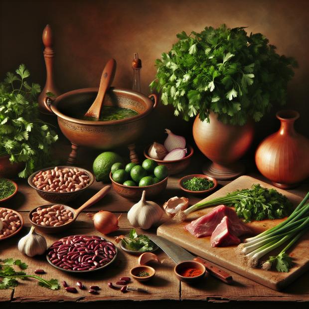 Iranian Ghormeh Sabzi Symphony ingredients