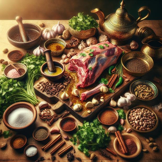 Omani Shuwa Lamb Odyssey ingredients