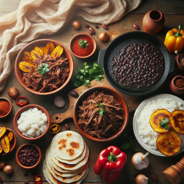 Venezuelan Pabellón Criollo Carnival ingredients