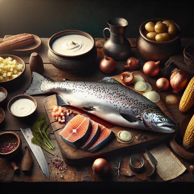 Alaskan Salmon Chowder Classic ingredients